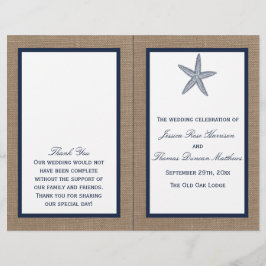 ザネイビースターフィッシュバーラップビーチ結婚式コレクション