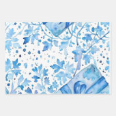 ザネイビーブルーエレガンス ラッピングペーパーシート (正面2)