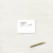 ザネグロニ-イタリアのカクテお気に入りのル ポストイット (デスク上)