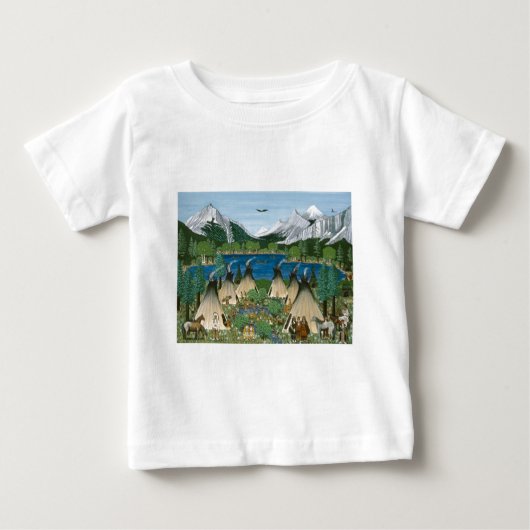 ザネズパーチェ～ワロウア湖 ベビーTシャツ (正面)