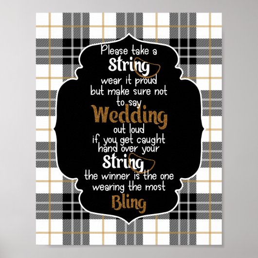 ザネックレスゲームフランネルアンドフロストブライダルシャワー ポスター (正面)