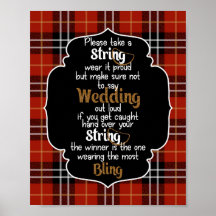 ザネックレスゲームレッドフランネルブライダルシャワーゲーム