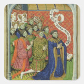 ザネヴィルファミリーアット祈りの言葉 スクエアシール (正面)