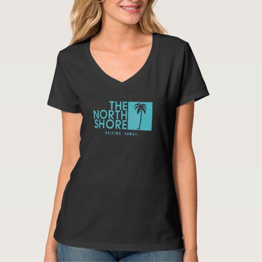 ザノースショアハワイパームツリー Tシャツ (正面)