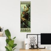 ザノーススターバイアルフォンスミュシャ ポスター (ホームオフィス)