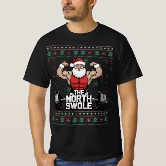 ザノーススワールクリスマスジャンパー Tシャツ (正面)