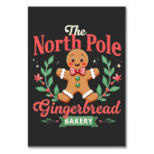 ザノースポールジンジャーブレッドベーカリークリスマス テーブルナンバー (正面)