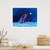 ザノースポールプリント ポスター (キッチン)