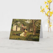 ザノーニングバイウィンズスローホーマー カード (黄色い花)