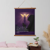 ザノーレジェンス祈りの言葉 吊り下げ型タペストリー (寝室)