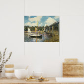 ザハイウェイブリッジatアルジェンティーユバイクロード・モネ ポスター (キッチン)