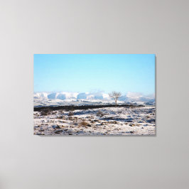 ザハウギルフェルスウィンターイングランドホリデーカード キャンバスプリント