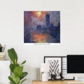 ザハウスオブグラン・モネのサンセット ポスター (ホームオフィス)