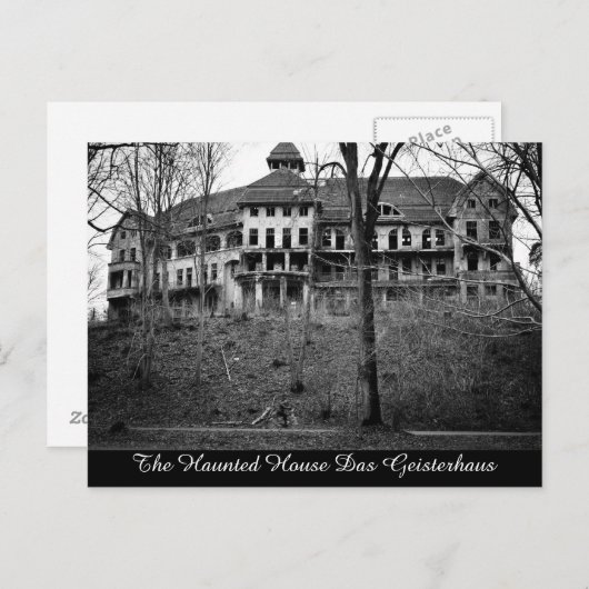 ザハウスダス幽霊のよく出るガイスターハウスハガキ ポストカード (正面/裏面)