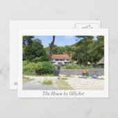 ザハウスバイオリーアート写真 ポストカード (正面/裏面)