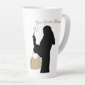 ザハウスミディアムトールマグ – w金ゴールドバッグ カフェラテマグ (右アングル)