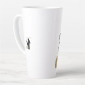 ザハウスミディアムトールマグ – w金ゴールドバッグ カフェラテマグ (左アングル)