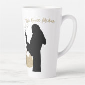 ザハウスミディアムトールマグ – w金ゴールドバッグ カフェラテマグ (右)