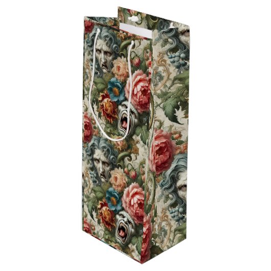ザハグ&ザハウル – ゴシックビクトリアン ワインギフトバッグ (正面アングル)