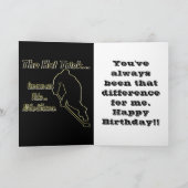 ザハットトリック誕生日カード カード (内部)