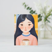 ザハッピーウィメンズアットカフェ ポストカード (スタンド正面)