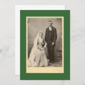 ザハッピーカップル結婚式招待状 招待状 (正面/裏面)