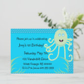 ザハッピータコ誕生日招待状 招待状 (スタンド正面)