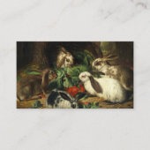 ザハッピーファミリーオブラビットバイアルフレッド理容師 名刺 (正面)