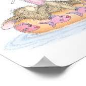 ザハッピーホッパー®ウォールアート ポスター (角)