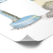 ザハッピーホッパー®ウォールアート ポスター (角)