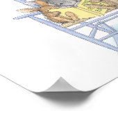 ザハッピーホッパー®ウォールアート ポスター (角)