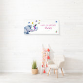 ザハッピー顔・オブ・ザ・ゾウ 横断幕 (インサイチュ)