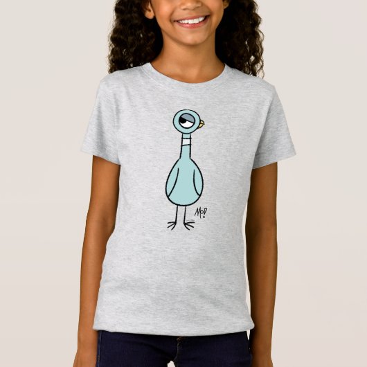 ザハトのサイドアイガールズグレー Tシャツ (正面)