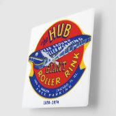 ザハブローラリンク、ノリッジイリノイ スクエア壁時計 (傾斜)