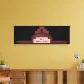 ザハミルトン建物 キャンバスプリント (インサイチュ (リビング))