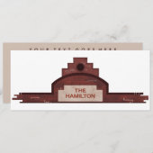 ザハミルトン建物 招待状 (正面/裏面)