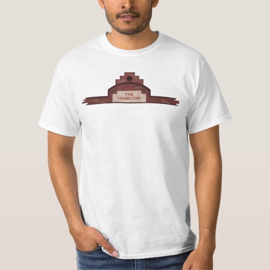 ザハミルトン建物 Tシャツ (正面)