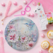 ザハミングバードデザインシリーズ11 ペーパープレート (パーティー)