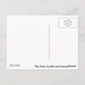 ザハムバイエドワード・マネ ポストカード (裏面)