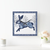 ザハレス冬の放浪お洒落 スクエア壁時計 (ホーム)