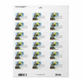 ザハロウィーンウィッチヴィンテージ住所 シール (フルシート)