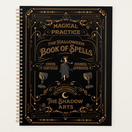 ザハロウィーンブックオブスペールズスパイラルゴシックプランナー プランナー手帳 (正面)