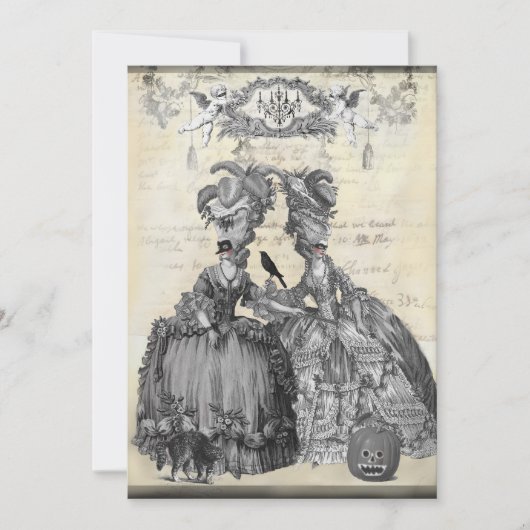 ザハロウィーンボール 招待状 (正面)