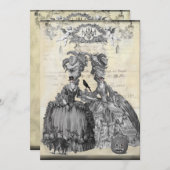 ザハロウィーンボール 招待状 (正面/裏面)