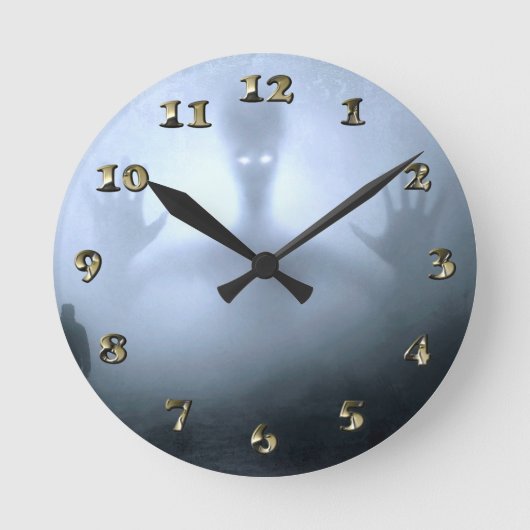 ザハロウィーン悪夢 ラウンド壁時計 (正面)