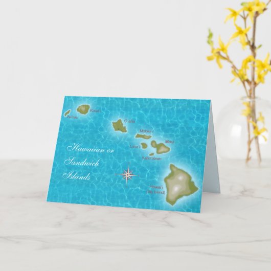 ザハワイアン諸島 カード (黄色い花)