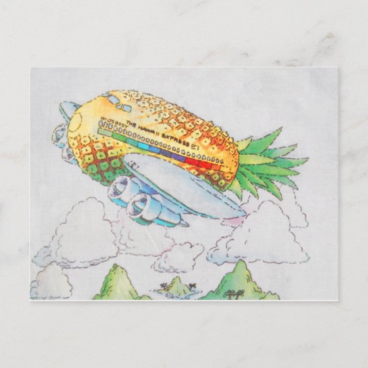 ザハワイ航空表現航空 ポストカード (正面)