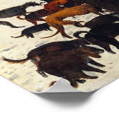 ザハンターズインザスノーバイピエーター・ブルーゲル ポスター (角)