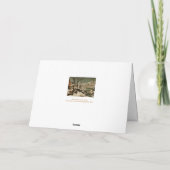 ザハンターズインザスノーピエーターブルーゲルクリスマス シーズンカード (裏面)