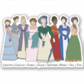 ザハンツレスカスタムのビニールのシール シール (正面)